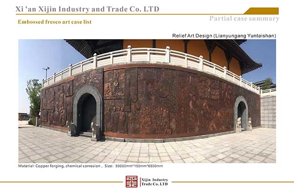 Forged relief metal products